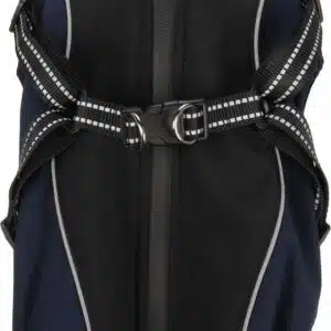 Manteau Dexter bleu foncé & noir